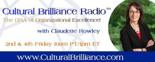 Cultural Brilliance Radio: The DNA of Organizational Excellence with Claudette Rowley: La Terza Coffee: Social Enterprise in Action with David Gaines